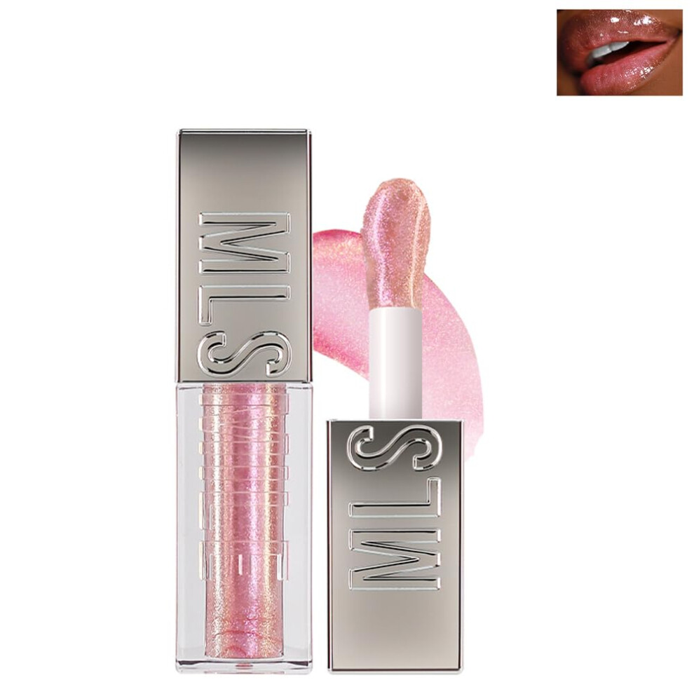 Glitter Lip Gloss Waterproof Lipstick with  Pigment Diamond Shine Long Lasting Moisturizing C12