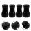 8Pcs Black PVC Blind Cord Knobs for Vertical Blinds Durable Pull Ends 4
