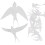 Static Silver PVC Bird Window Stickers Removable Home Decoration 10