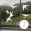 Static Silver PVC Bird Window Stickers Removable Home Decoration 6