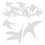 Static Silver PVC Bird Window Stickers Removable Home Decoration 5