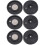6 Pcs Rubber Water Pump Cup Water Stopping Bowl 8