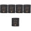 5Sets Assorted Color Watch Band Charms Decorative Rings Elegant Straps 4