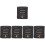 5Sets Assorted Color Watch Band Charms Decorative Rings Elegant Straps 5