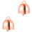 2Pièces Cloches En Fer Rose Décoratives Pour Animaux 2