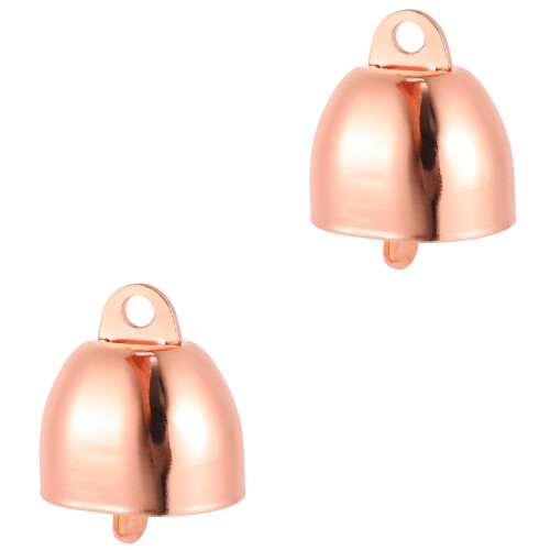2Pièces Cloches En Fer Rose Décoratives Pour Animaux 1