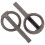 2Pcs Steel Scaffolding Coupling Pins Silver Locking Scaffold Accessory 10