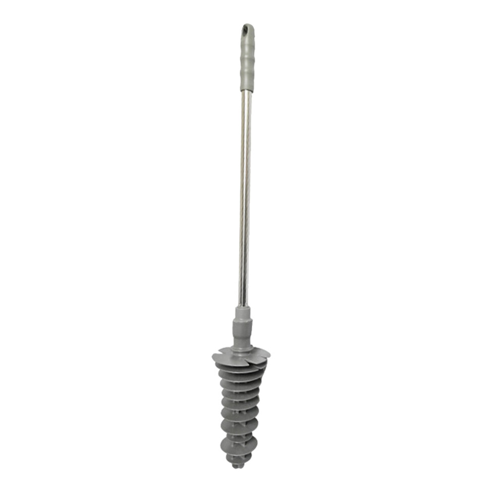 Convenient Flexible Toilet Plunger Piston For Siphon Toilet Grey 3122125751029