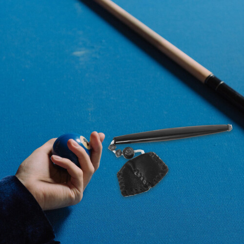 Portable Plastic Snooker Cue Chalk Holder Chic Billiard Accessory 2