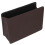 Compact Brown Leather Car Trash Bin Portable Car Accessories 5