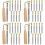 4 Sets Lyre Accessories Lille Metal 6