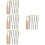 4 Sets Lyre Accessories Lille Metal 8