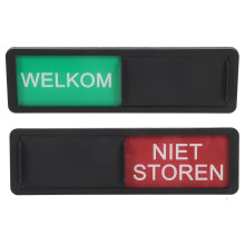 2Pcs Privacy Do Not Disturb Door Hanger Sign Slider in Assorted Colors