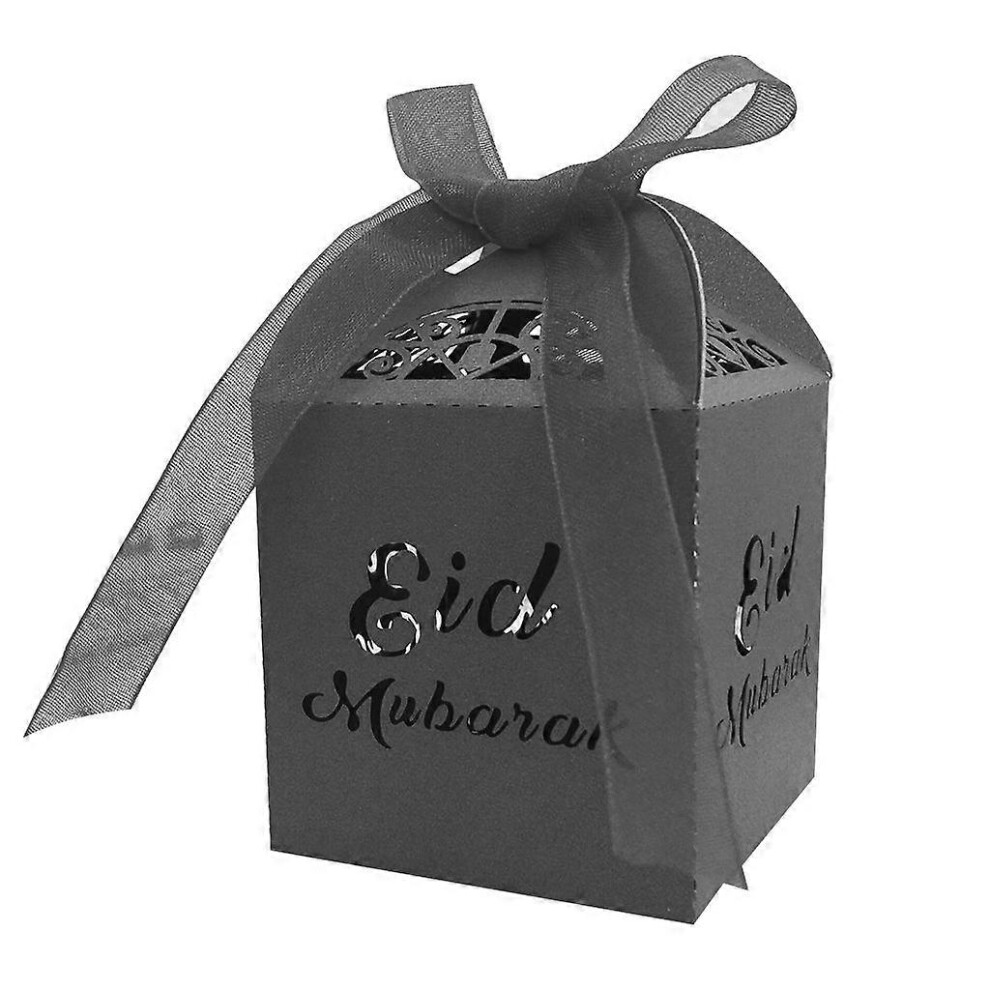 (As Show, Deep Purple) Muslim Ramadan Hollow Out Candy Box Gold Silver Eid Chocolate Box Middle East Eid Carton 5213747860911