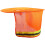 Ombre Cou Casque Construction Orange Avec Bande Réfléchissante 6