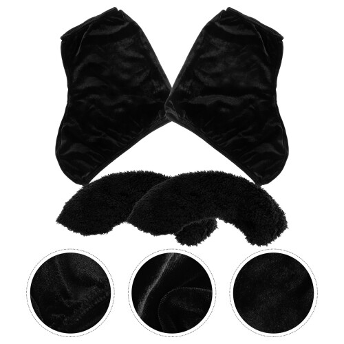 Skating Accessories Prevent Dirty Black 1 Set 2
