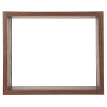 Brown Frame for Dried Flower Display with Acrylic Desktop Stand