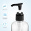 Raindrops Refillable Bottles Pump Bottles Clear Plastic 5set 6