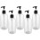 Raindrops Refillable Bottles Pump Bottles Clear Plastic 5set 1
