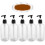 Raindrops Refillable Bottles Pump Bottles Clear Plastic 5set 9
