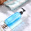 Raindrops Refillable Bottles Pump Bottles Clear Plastic 5set 4