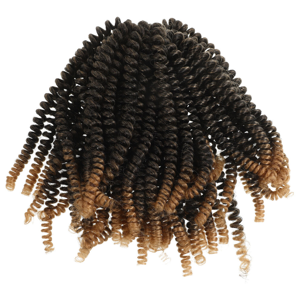 Ohphcall Gradient Spring Twist Crochet Hair Low Temp Fiber For Daily Use