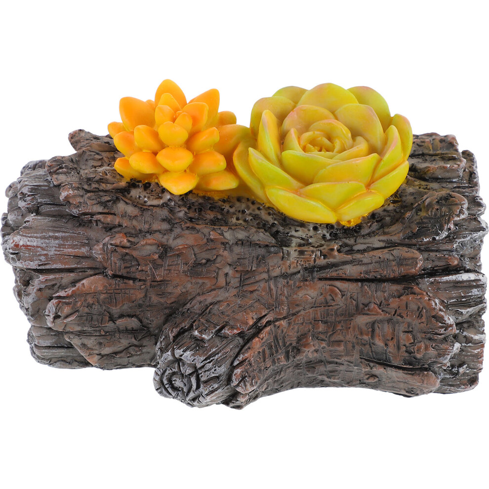 Realistic Dark Brown Faux Tree Stump Key Hider For Garden And Yard 3253869992598