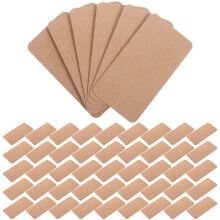 Brown DIY Blank Cards Portable Word Cards for Daily Use & Office