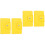 4 Pcs Nail Art Card Holder Rectangle Pu Storage Book 4