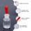 3Pièces Flacons Compacts En Verre Transparent Compte- 7