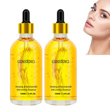 Ginseng Anti Aging Essence with Peptide Facial Serum for Firming Skin and Reducing Fine Lines