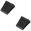 2Pcs Compact Rubber Wheel Chocks Heavy Duty Car Trailer Tire Blocks 8
