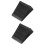 2Pcs Compact Rubber Wheel Chocks Heavy Duty Car Trailer Tire Blocks 7