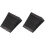 2Pcs Compact Rubber Wheel Chocks Heavy Duty Car Trailer Tire Blocks 4