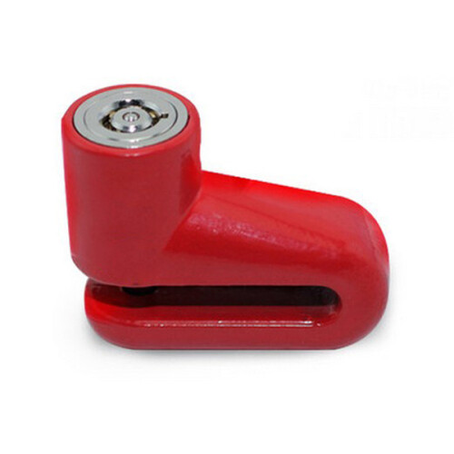 Rood Disc Brake Lock Mini Veiligheid Rvs Slot