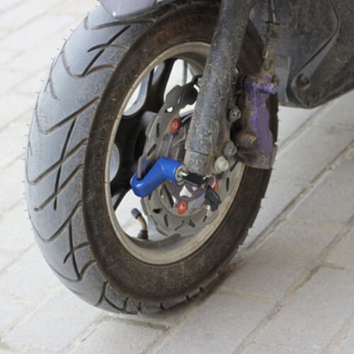 Rood Disc Brake Lock Mini Veiligheid Rvs Slot 2
