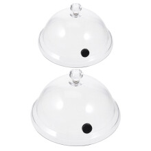 2Stk Lebensmitteldome Acrylhaube Staubschutz Kuchen
