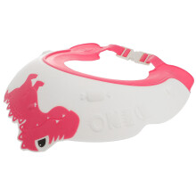 Kids Hair Washing Shield Red Baby Shampoo Hat Toddler Shower Caps