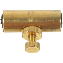 Violin Mute Metal Golden 1set 0.9x0.7x0.3in