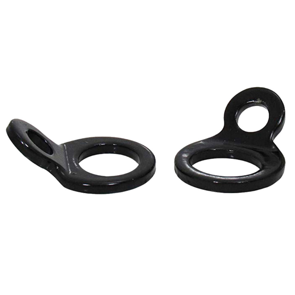 2Pcs Aluminum Alloy Motorcycle Trailer Tow Hook D-Shaped Ring Tow Bar For D Rings 3033693763997