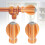 2 Pcs Design Curtain Poles Brackets Rod Decorative Head 9
