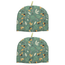 2Pcs Lightweight Cotton Tea Cozy for Teapot Insulated Multi Color