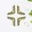 60Pcs Antique Coffee Book Corners Metal Notebook Corner Protectors 11