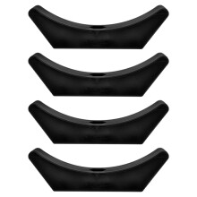 4Pcs Black PP Dumbbell Saddles Lightweight Stand for Home Gym Storage