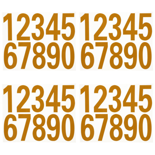 4Sets Gele Pet Sticker Reflecterend Voor Huis &