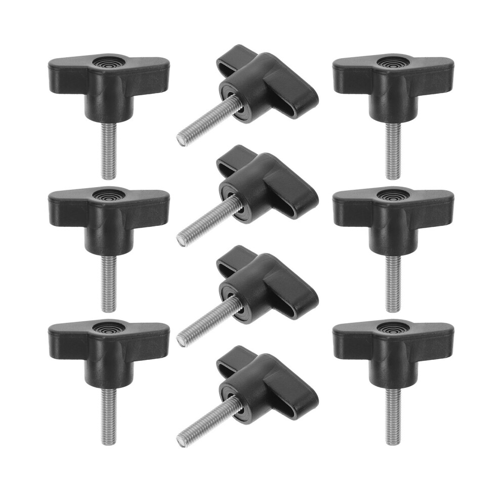20 Pcs Knurled Thumb Screws Stainless Steel Z-Shaped Handle M5x20 013748008863
