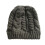 Knit Hat Female Beanie Dark Grey Wool 1set 1