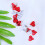 Mini Two-Legged Nails Assorted Color Heart Shape DIY Decoration 4