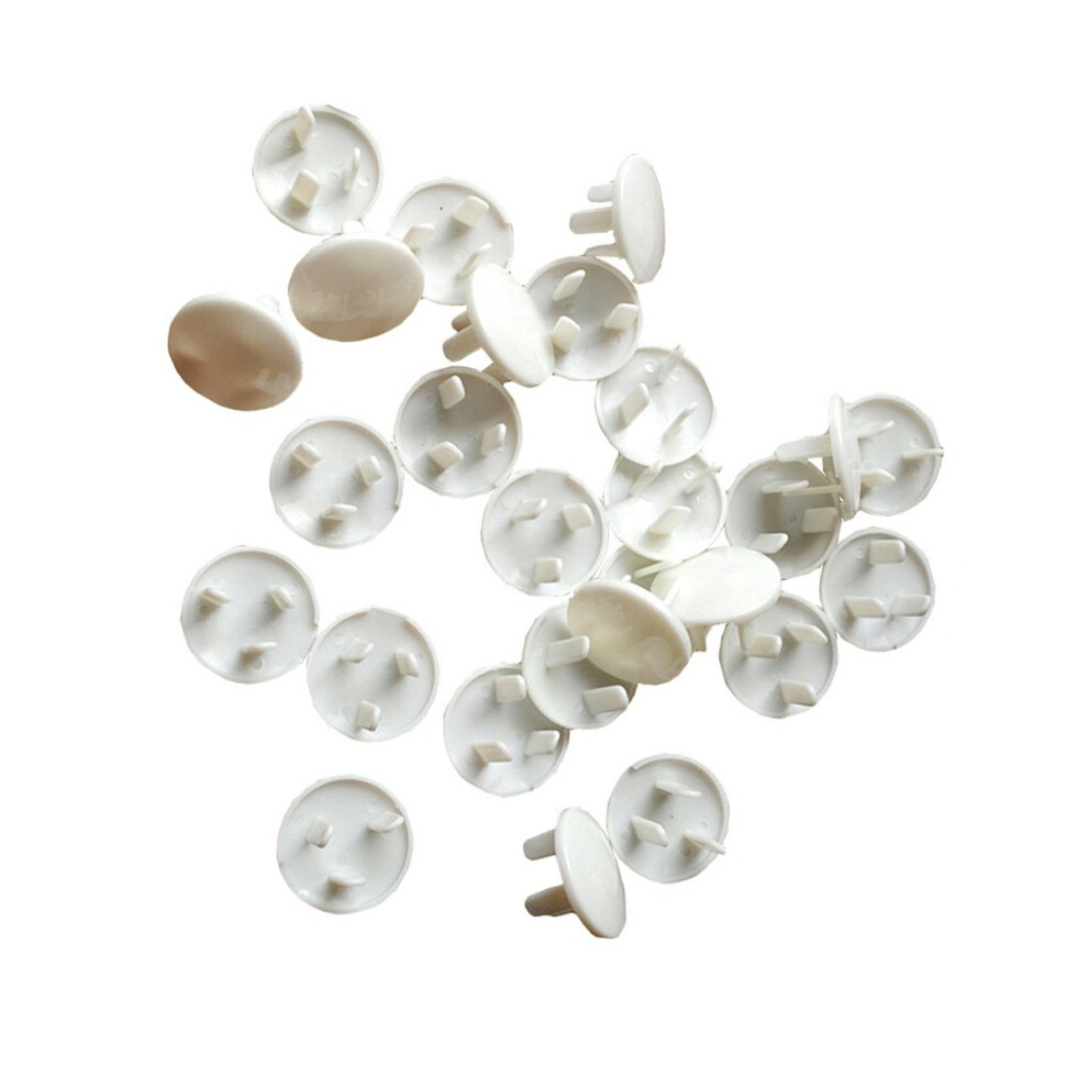 10Pcs Socket Covers Outlet Covers Socket Protective Cover White Totority