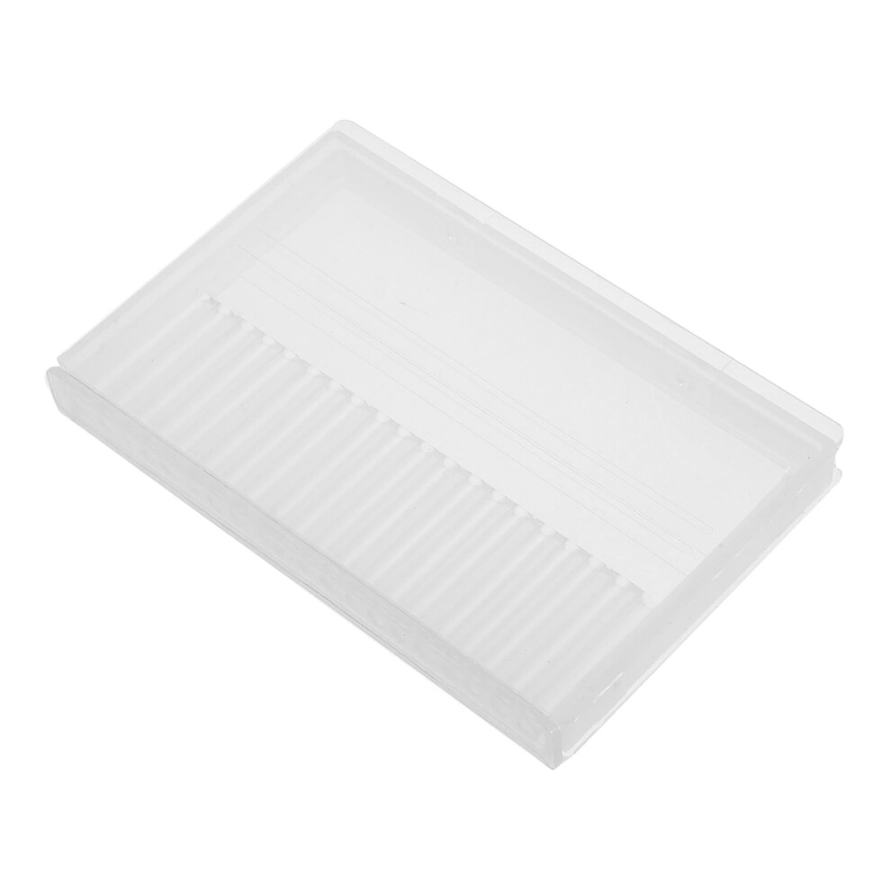 Nail Drill Bit Holder Case for Technicians, Compact Organizer Storage Box for Salon Manicure